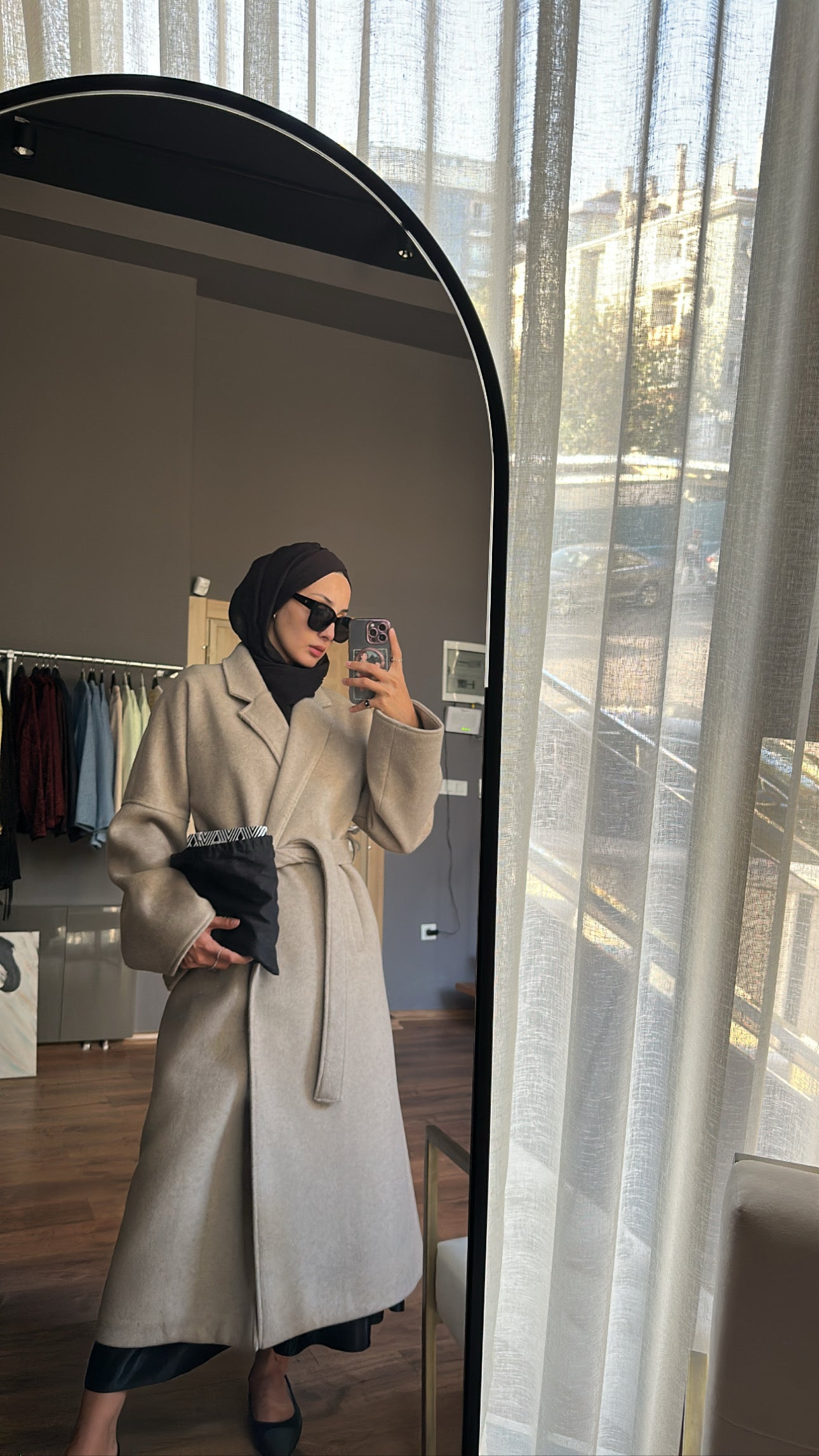 VİZON MAXI KAŞE KABAN