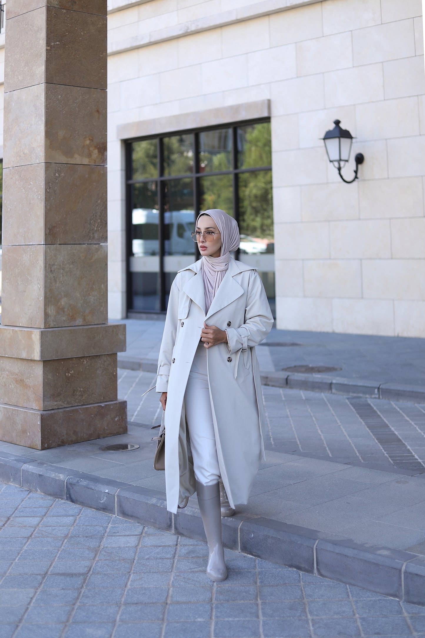 BASIC MAXI TRENÇKOT TAŞ