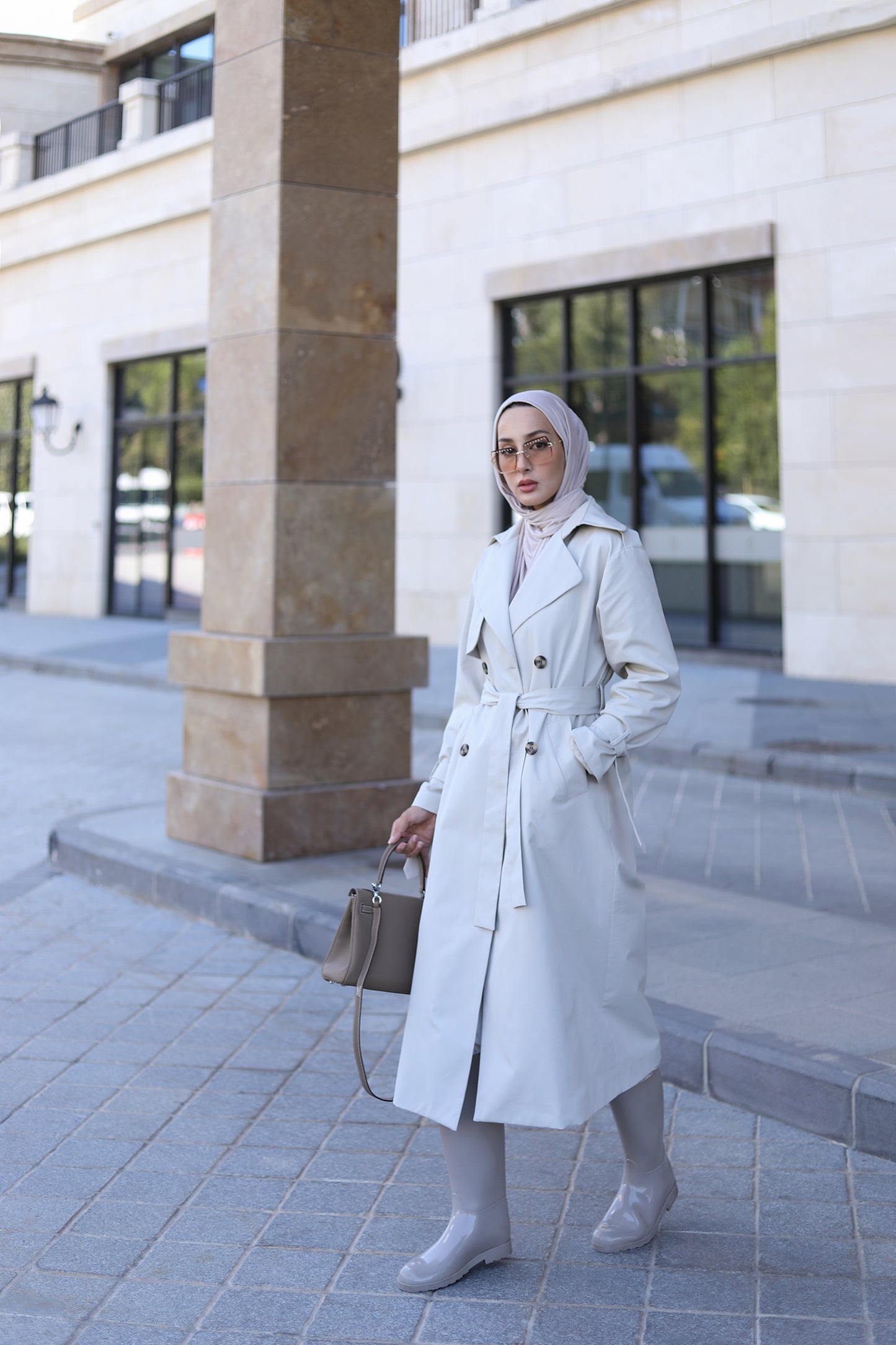 BASIC MAXI TRENÇKOT TAŞ
