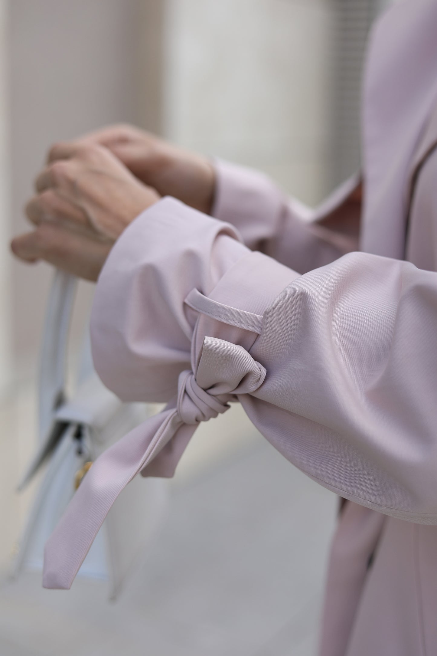 BASIC MAXI TRENÇKOT PEMBE