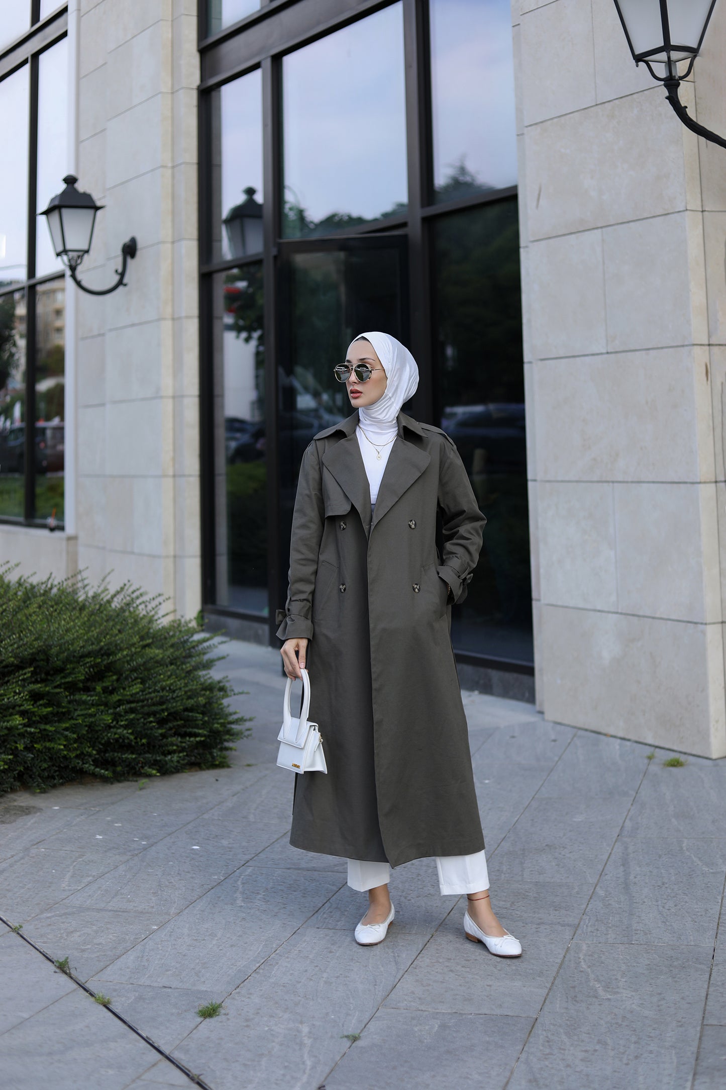 BASIC HAKİ TRENÇKOT