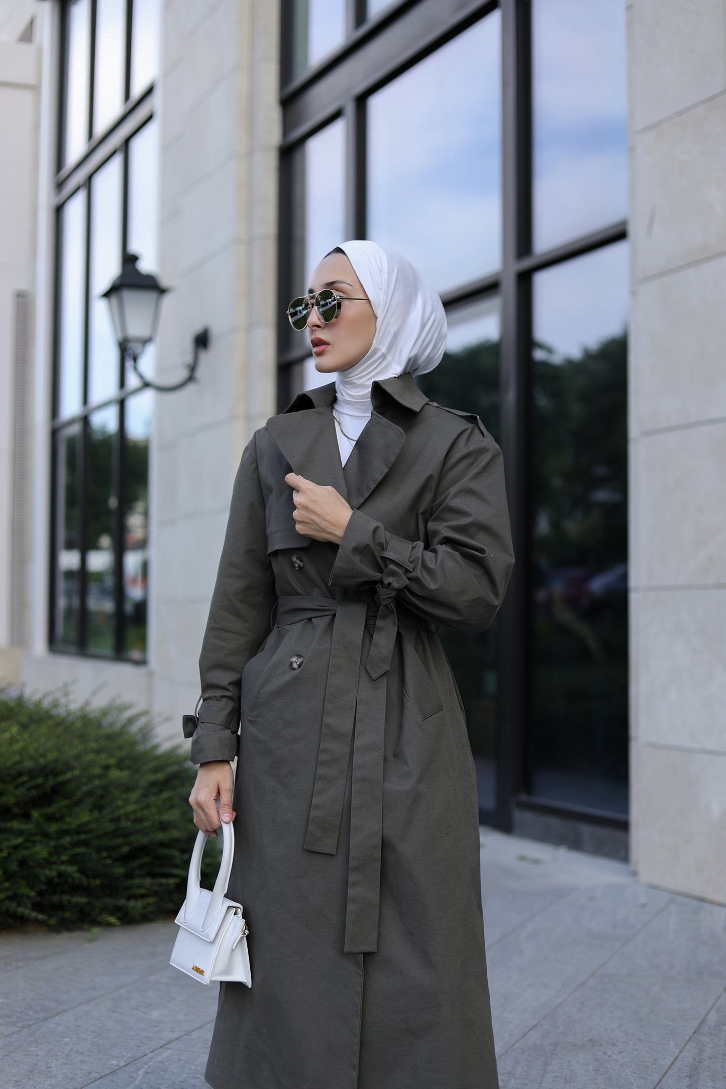 BASIC HAKİ TRENÇKOT