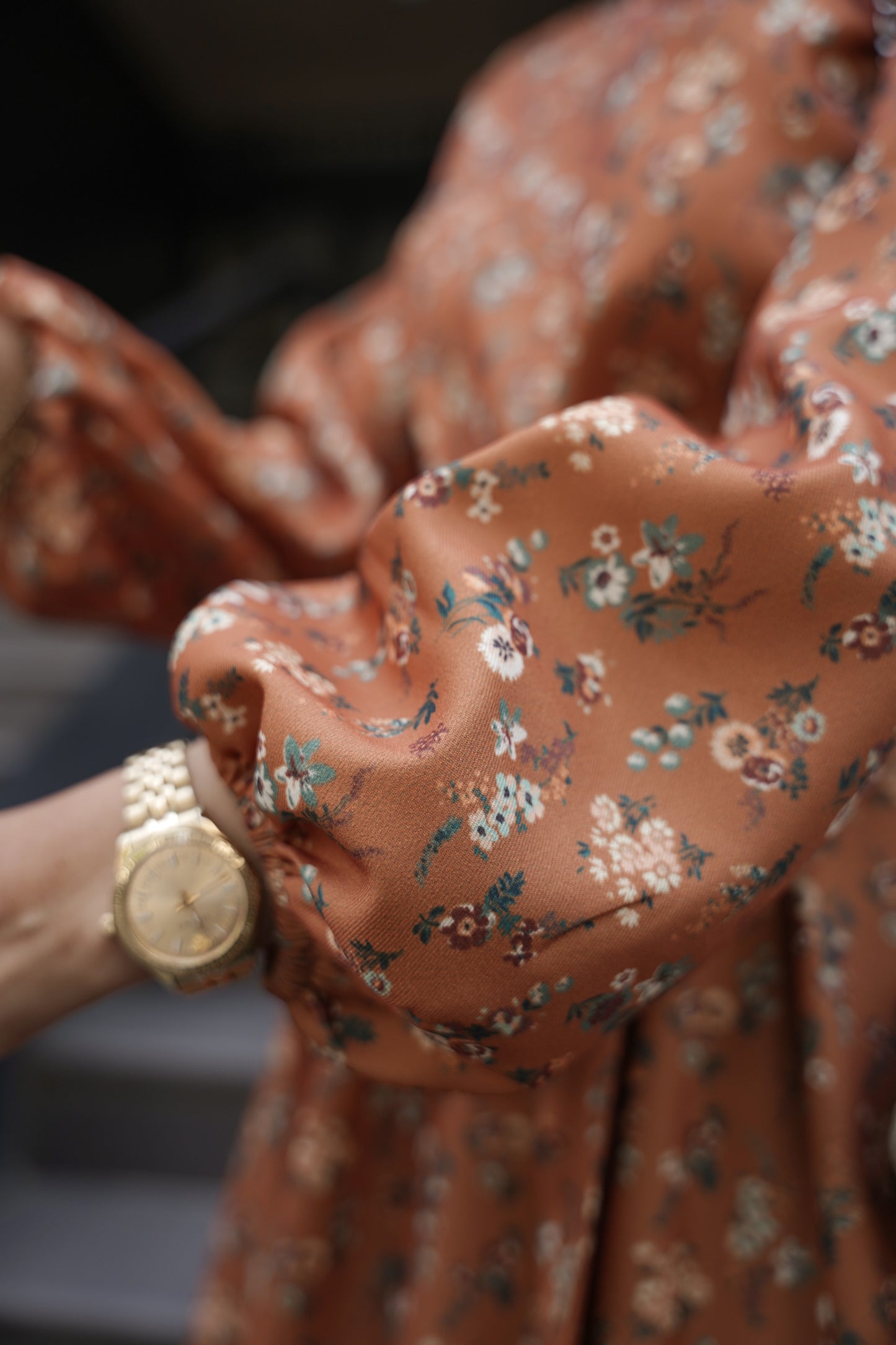 floral cinnamon dress ♡