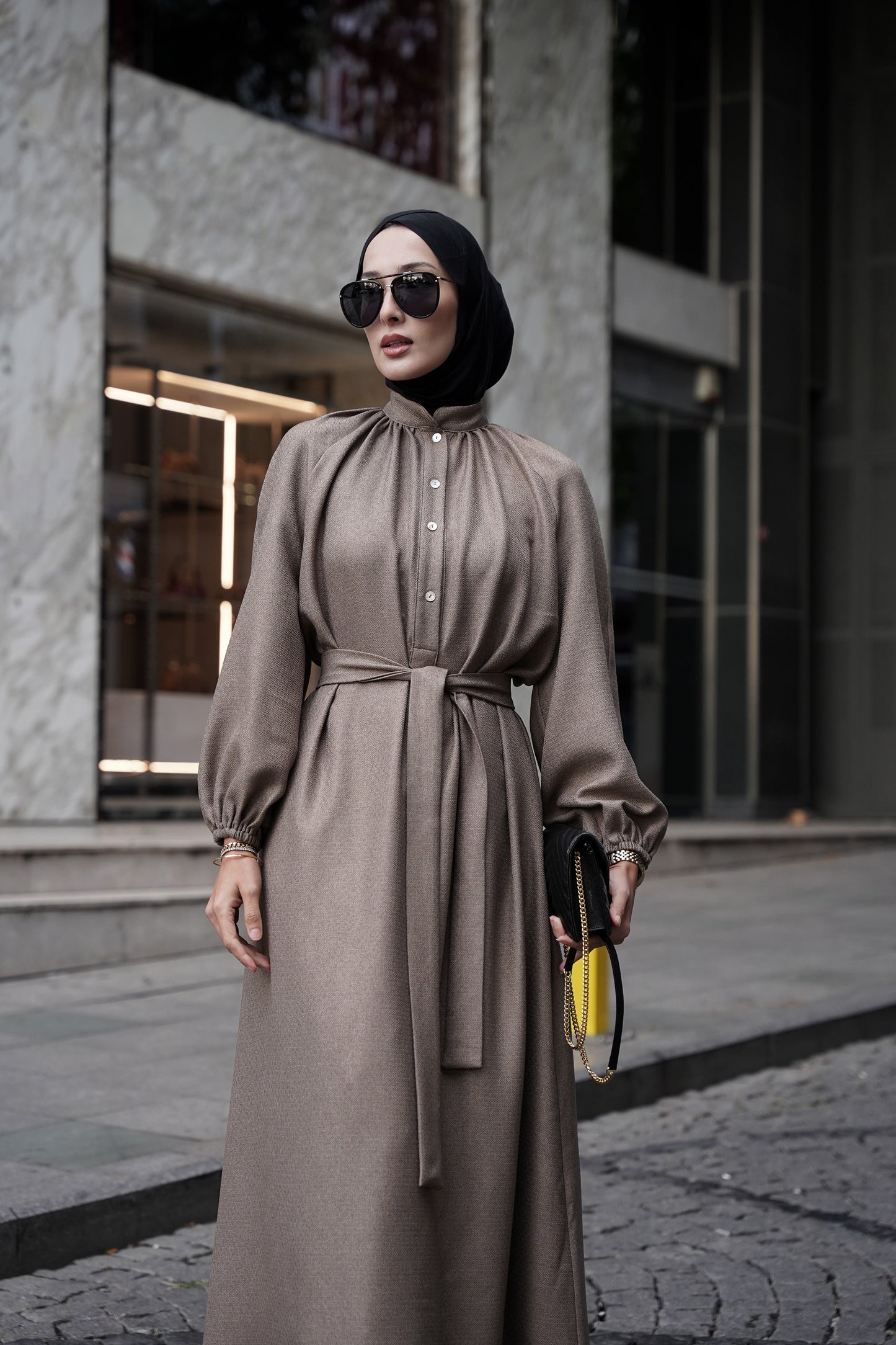BASIC VİZON ELBİSE