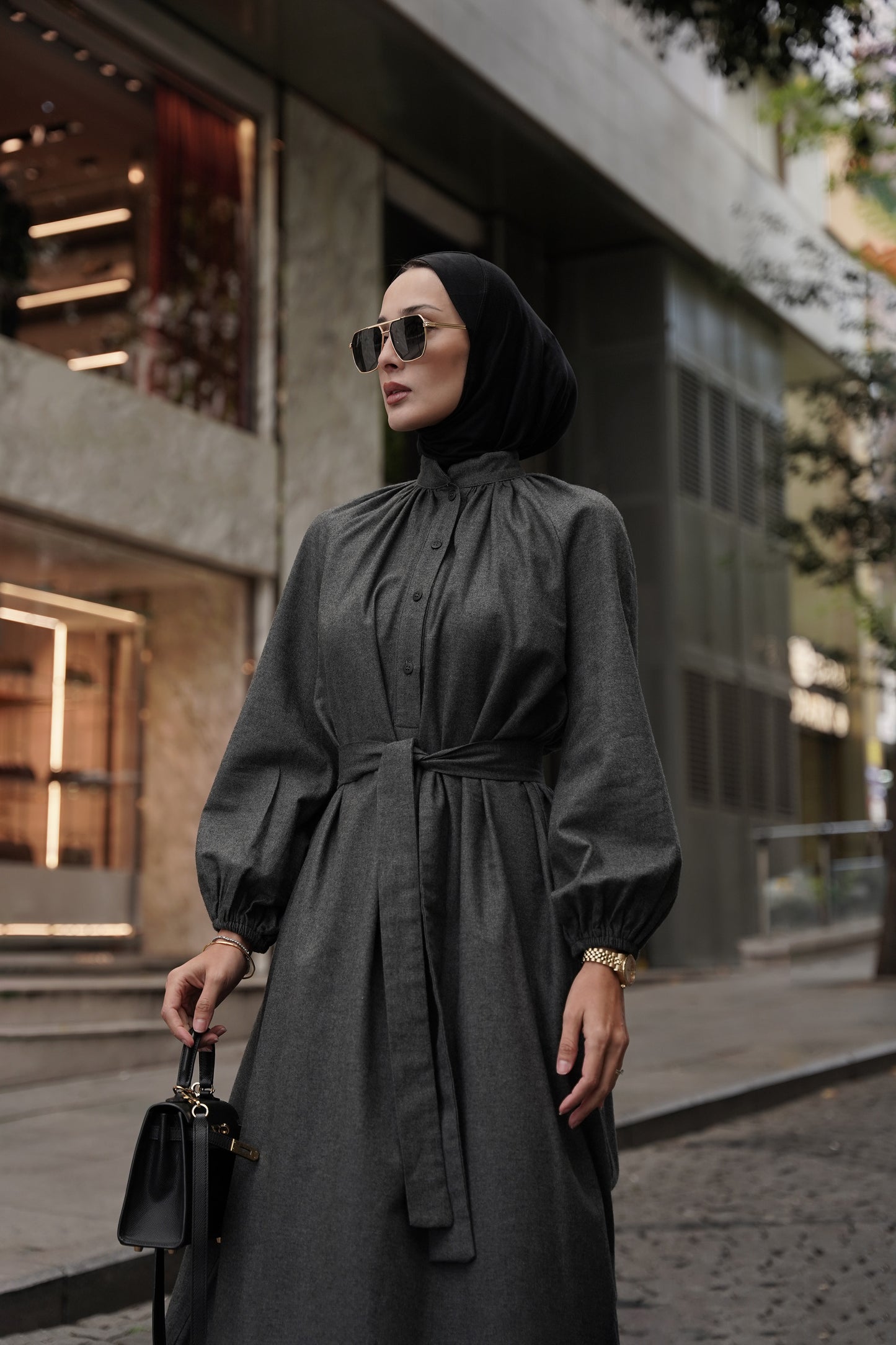 BASIC FÜME ELBİSE