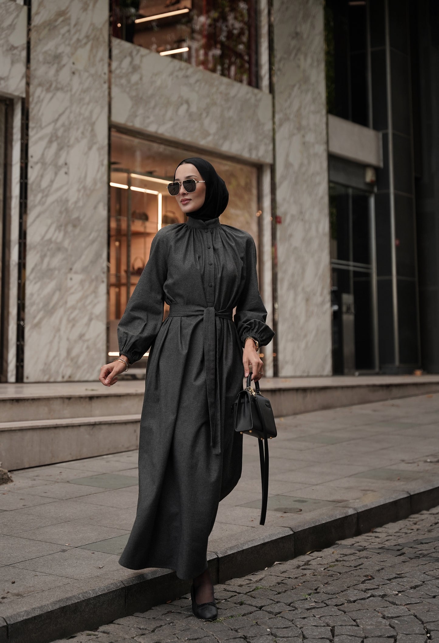 BASIC FÜME ELBİSE