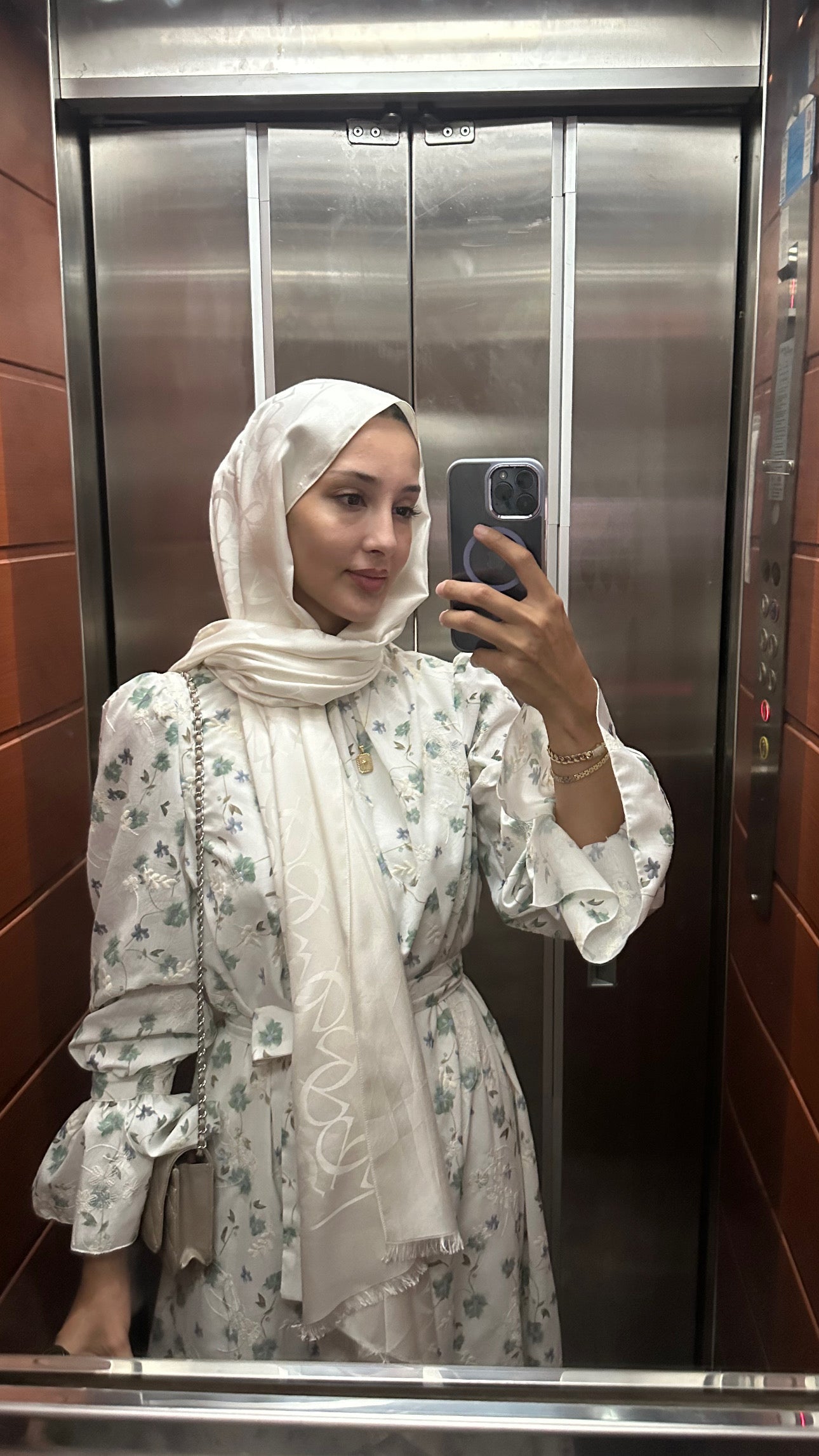 İşlemeli Kol Fırfırlı Pamuklu Elbise ♡ soft yeşil