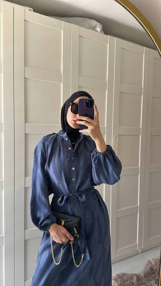 Mavi Cupro Elbise ♡