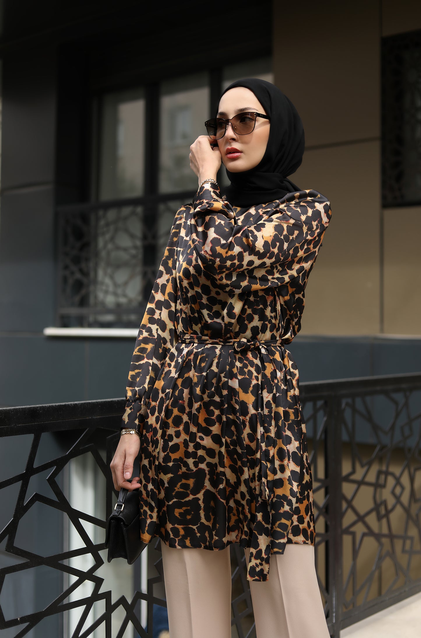 Gold Leopar Tunik